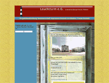 Tablet Screenshot of leuchtturm-wohnprojekt.de